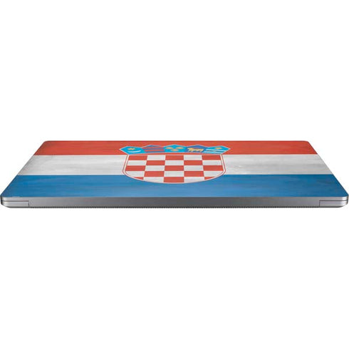 Croatia Flag Distressed Universal Laptop 15in (12.2 x 8.8in) Skin